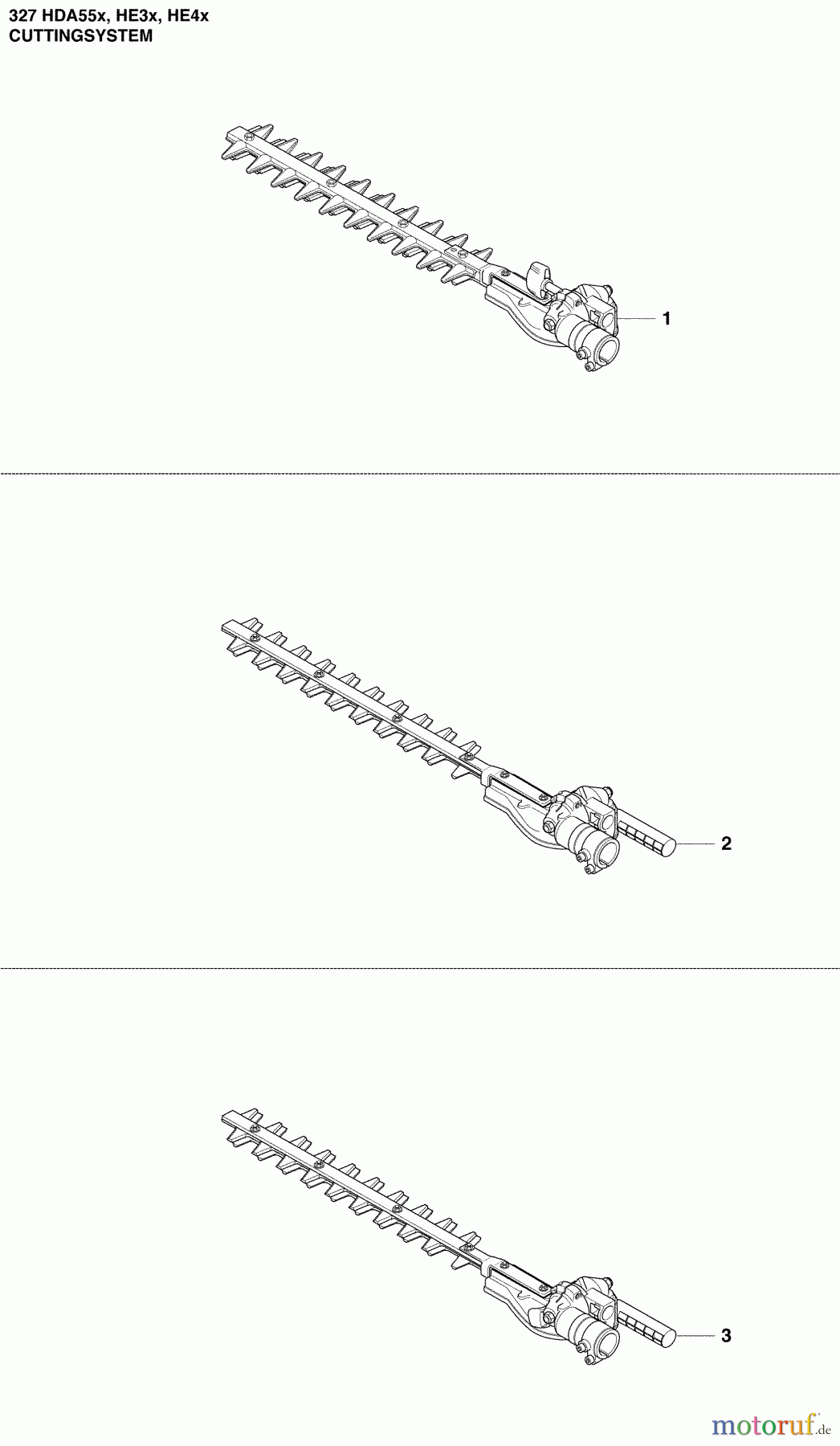 Husqvarna Heckenscheren 327 HE 3X - Husqvarna Hedge Trimmer (2009-04 & After) Gear #2