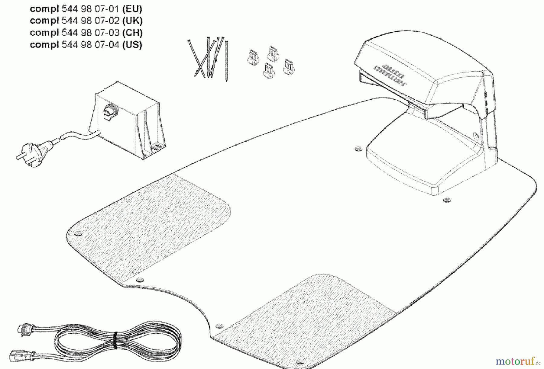 Husqvarna Automower, Mähroboter 220 AC - Husqvarna Auto Mower (2007-05 to 2008-01) Charging Station (EU UK CH US)