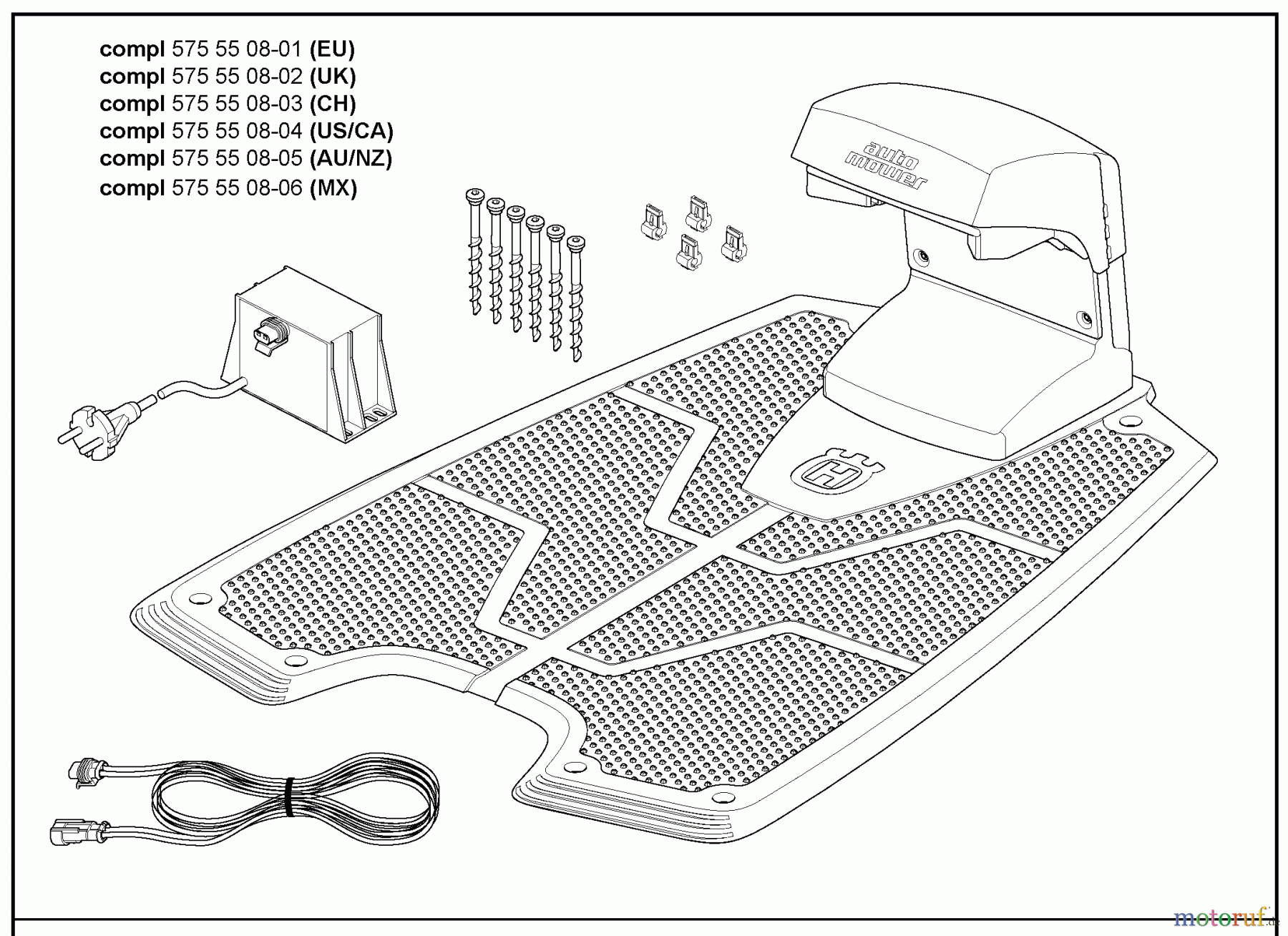 Husqvarna Automower, Mähroboter 230 ACX - Husqvarna Auto Mower (2010-01 & After) Charging Station #1