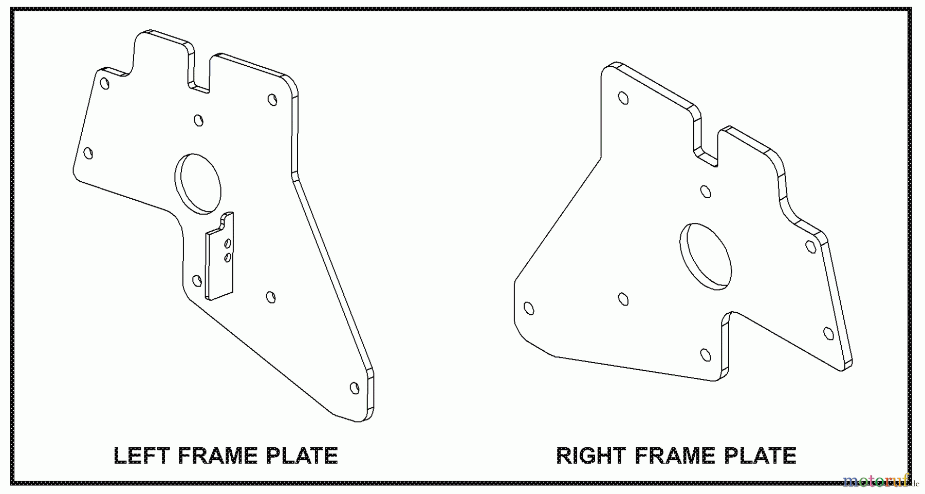 Husqvarna Zubehör, Rasenmäher / Mäher 539107904 - Husqvarna Frame Fix Kit (For ZTH 6126/7226/7227) (2002-09 & After) Frame Fix Kit PN 539107904