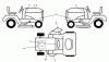 Husqvarna 2042LS (96043004200) - Lawn Tractor (2008-01 & After) Ersatzteile Decals
