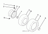 Husqvarna 2246LS (96043006300) - Lawn Tractor (2008-11 & After) Ersatzteile Decals / Wheels #2