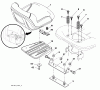 Husqvarna 2748GLS (96043005000) - Lawn Tractor (2008-03 & After) (California) Ersatzteile Seat Assembly