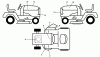 Husqvarna 2748GLS (96043006500) - Lawn Tractor (2008-12 & After) Ersatzteile Decals