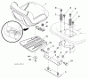 Husqvarna 2748GLS (96043006500) - Lawn Tractor (2008-12 & After) Ersatzteile Seat Assembly