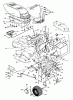 Husqvarna 4140G - Lawn Tractor (1991-01 & After) Ersatzteile Hood/Front End