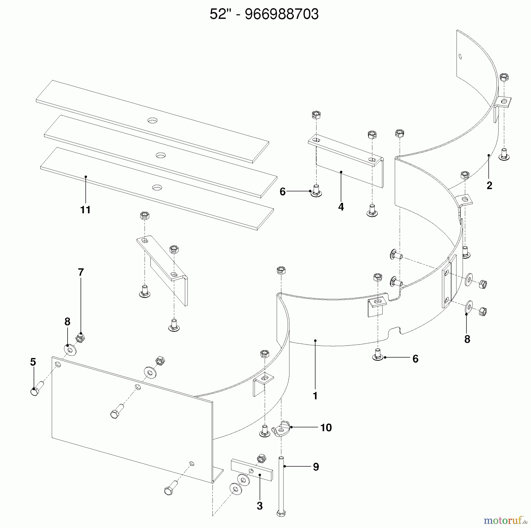 Husqvarna Zubehör, Rasenmäher / Mäher 966988703 - Husqvarna 52