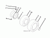 Husqvarna CT 153 (96051001501) - Lawn Tractor (2011-03 & After) Ersatzteile WHEELS TIRES