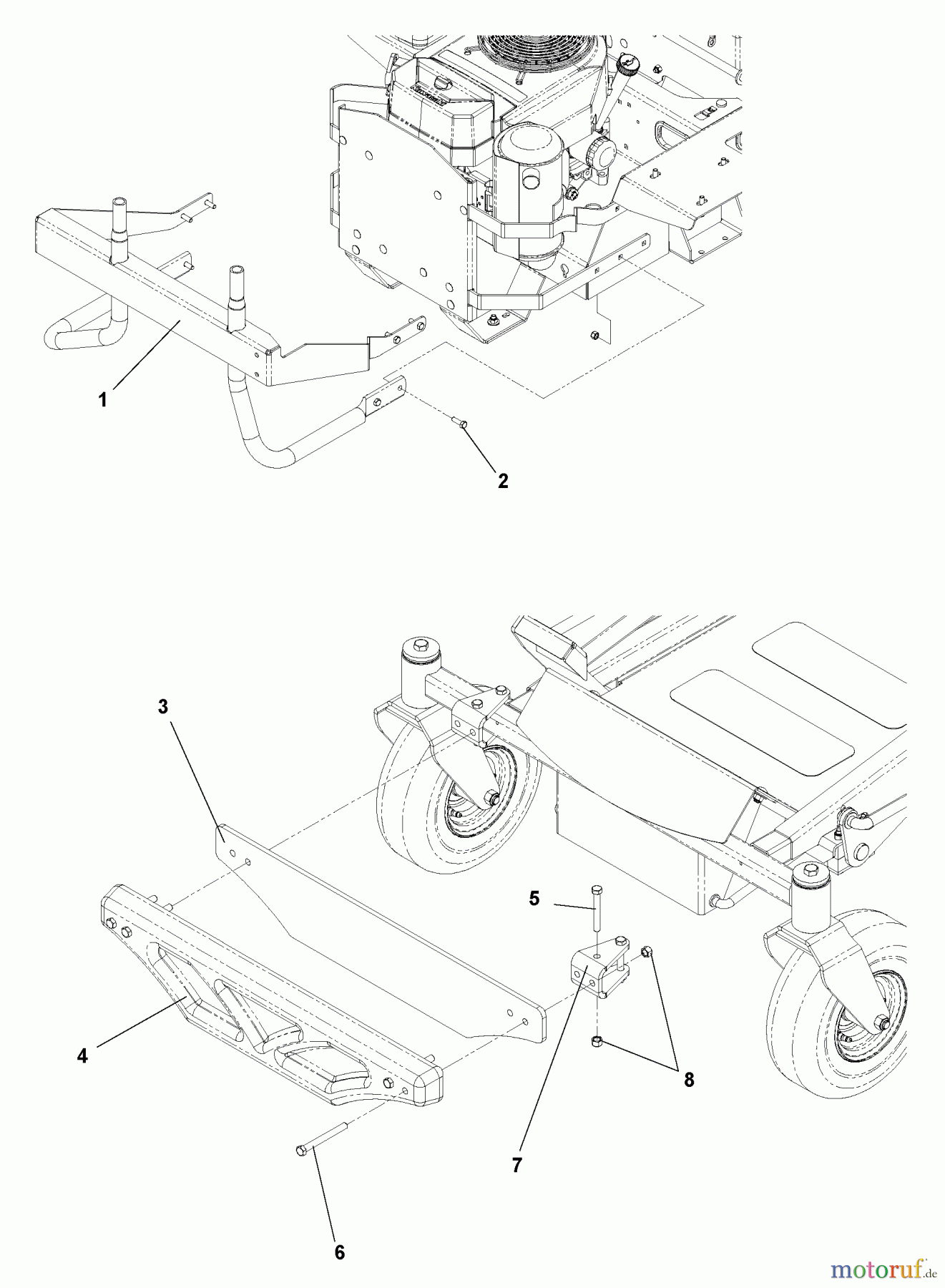 Husqvarna Zubehör, Rasenmäher / Mäher 968999361 - Husqvarna Grass Catcher for EZ 48 (2006-04 & After) Frame/Weight