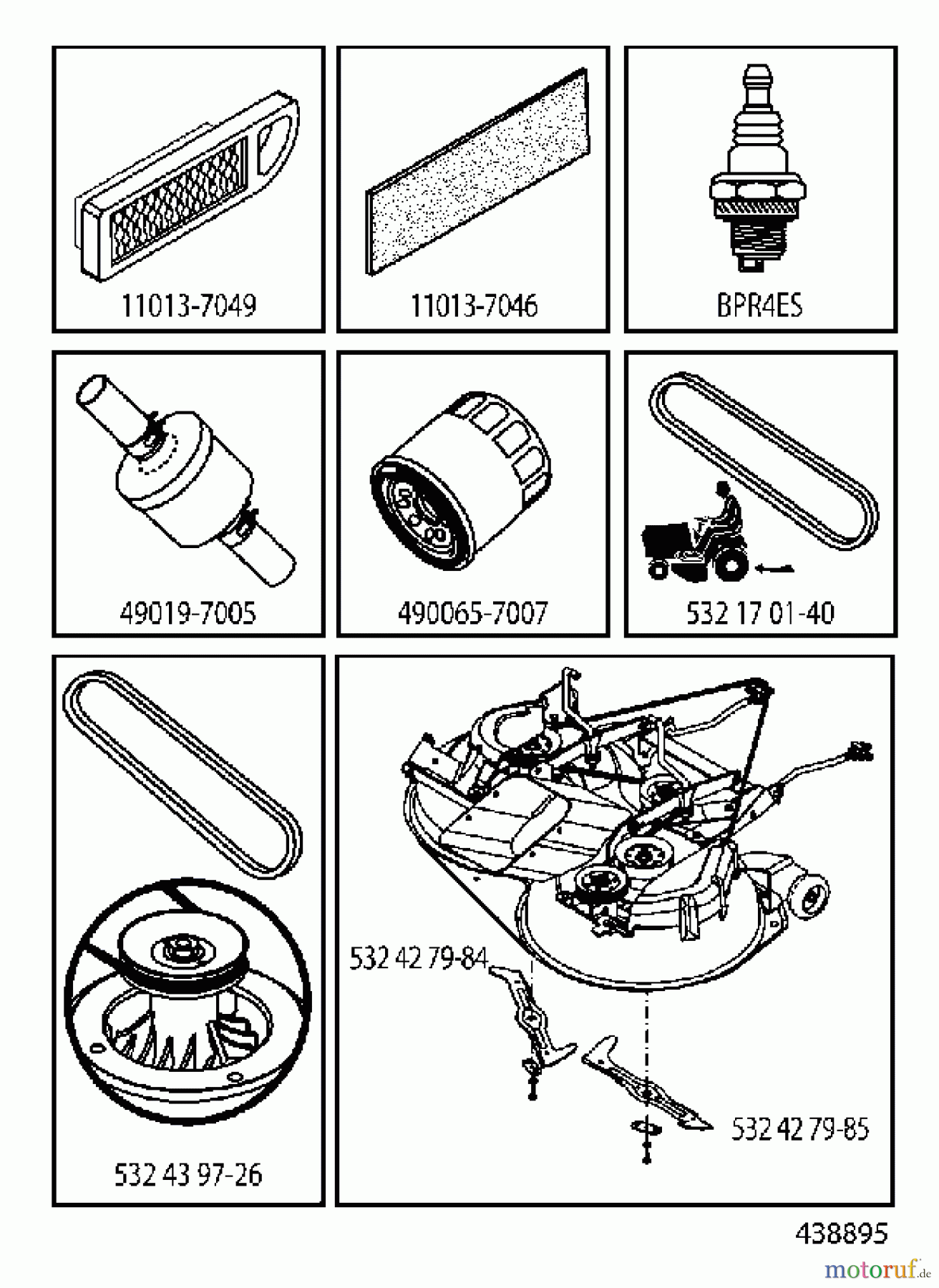 Husqvarna Rasen und Garten Traktoren CTH 163T (96051001700) - Husqvarna Lawn Tractor (2011-05 & After) FREQUENTLY USED PARTS