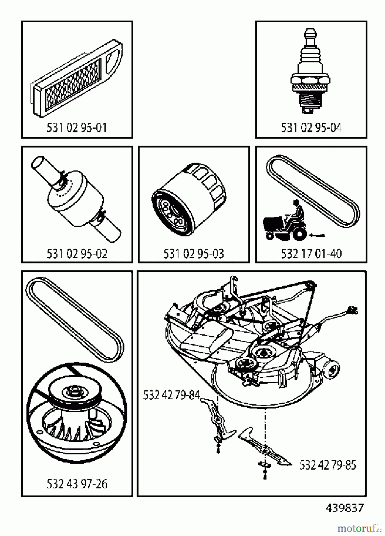 Husqvarna Rasen und Garten Traktoren CTH 173 (96051001600) - Husqvarna Lawn Tractor (2011-01 & After) FREQUENTLY USED PARTS