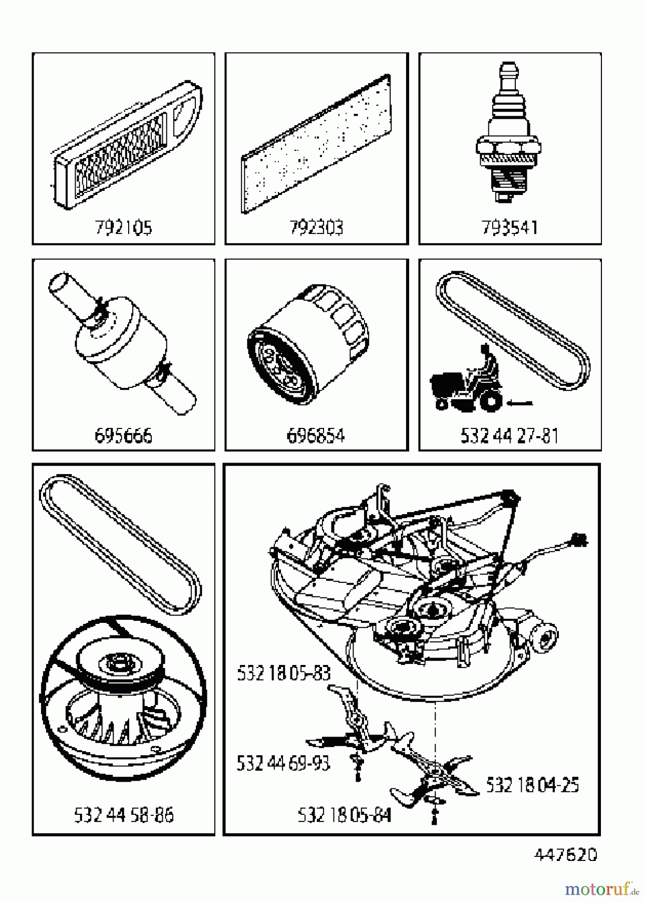 Husqvarna Rasen und Garten Traktoren CTH 204T (96051005400) - Husqvarna Lawn Tractor (2012-02 & After) FREQUENTLY USED PARTS