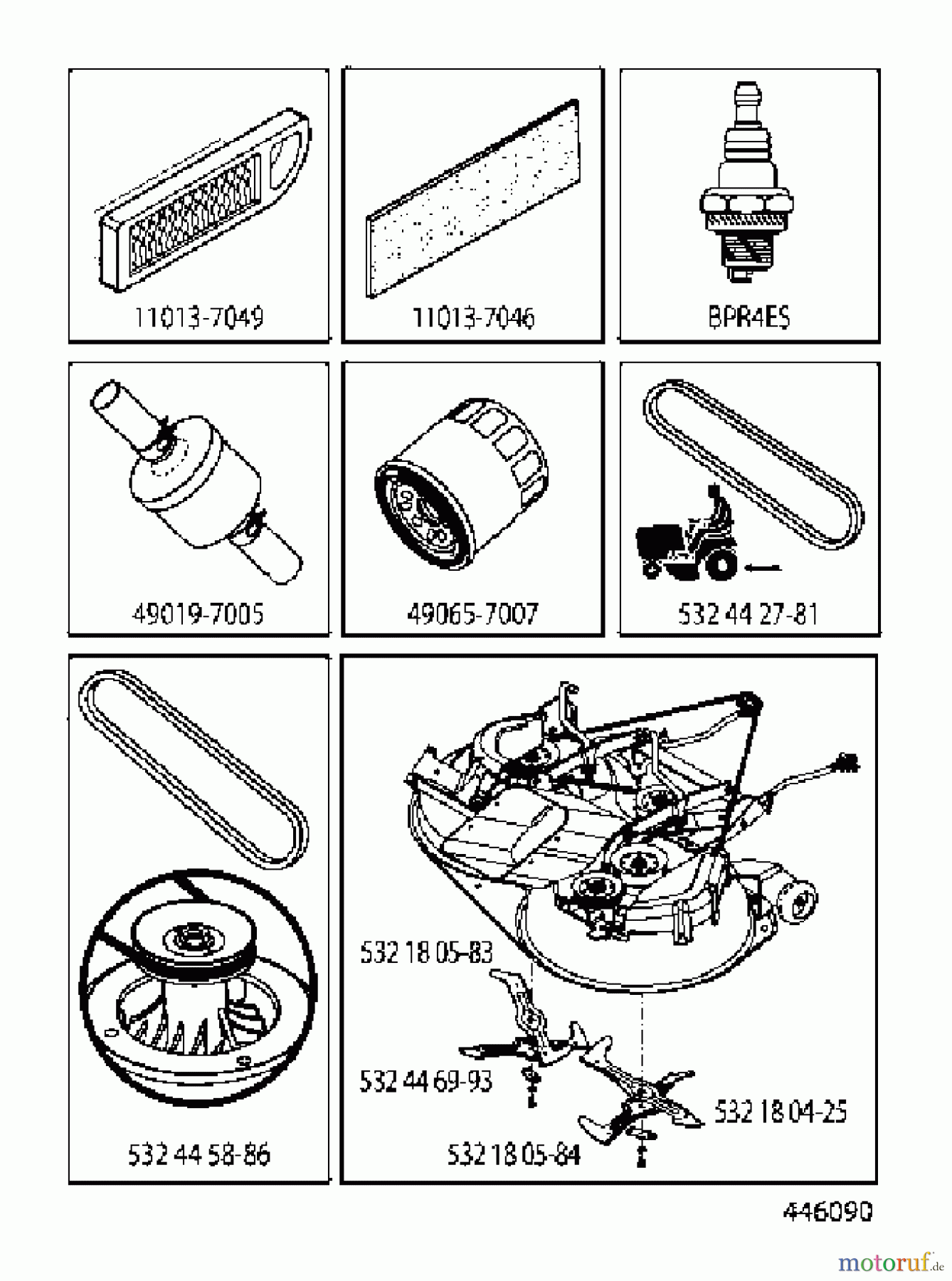 Husqvarna Rasen und Garten Traktoren CTH 224T (96051003500) - Husqvarna Lawn Tractor (2012-02 & After) ACCESSORIES