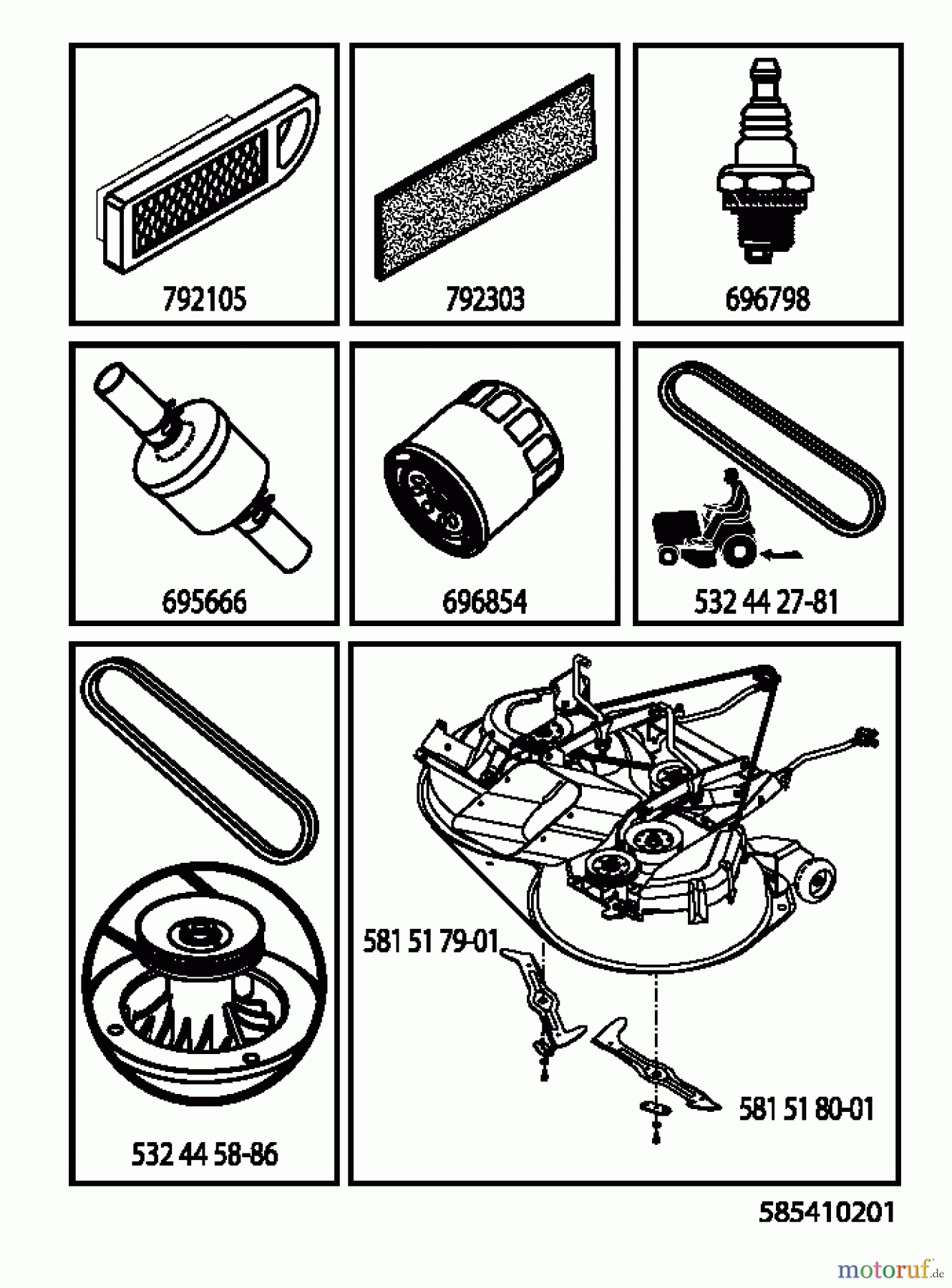 Husqvarna Rasen und Garten Traktoren CTH 2642 (96051012100) - Husqvarna Lawn Tractor (2013-05) ACCESSORIES