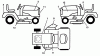 Husqvarna GT 180 (954000372) (H1850D) - Garden Tractor (1992-11 & After) Ersatzteile Decals