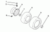 Husqvarna GT 200 (954140011A) - Garden Tractor (1997-12 & After) Ersatzteile Wheels & Tires
