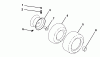 Husqvarna GT 200 (954830156A) - Garden Tractor (1995-08 & After) Ersatzteile Wheels & Tires
