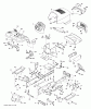Husqvarna GT 2254 (96025000201) - Garden Tractor (2005-05 & After) Ersatzteile Chassis And Enclosures