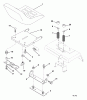 Husqvarna GT 2254 (96025000202) - Garden Tractor (2005-06 & After) Ersatzteile Seat Assembly