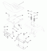 Husqvarna GTH 200 (954140046D) - Garden Tractor (1999-05 & After) Ersatzteile Seat Assembly