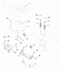 Husqvarna GTH 2250B (954567093) - Garden Tractor (2001-02 & After) Ersatzteile Seat Assembly