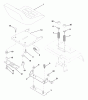 Husqvarna GTH 250 (954140104B) - Garden Tractor (2000-03 & After) Ersatzteile Seat Assembly