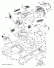 Husqvarna GTH 264T (96041025001) - Garden Tractor (2012-03 & After) Ersatzteile CHASSIS ENCLOSURES