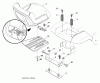 Husqvarna GTH 26K54T (96043001101) - Garden Tractor (2006-03 & After) Ersatzteile Seat Assembly