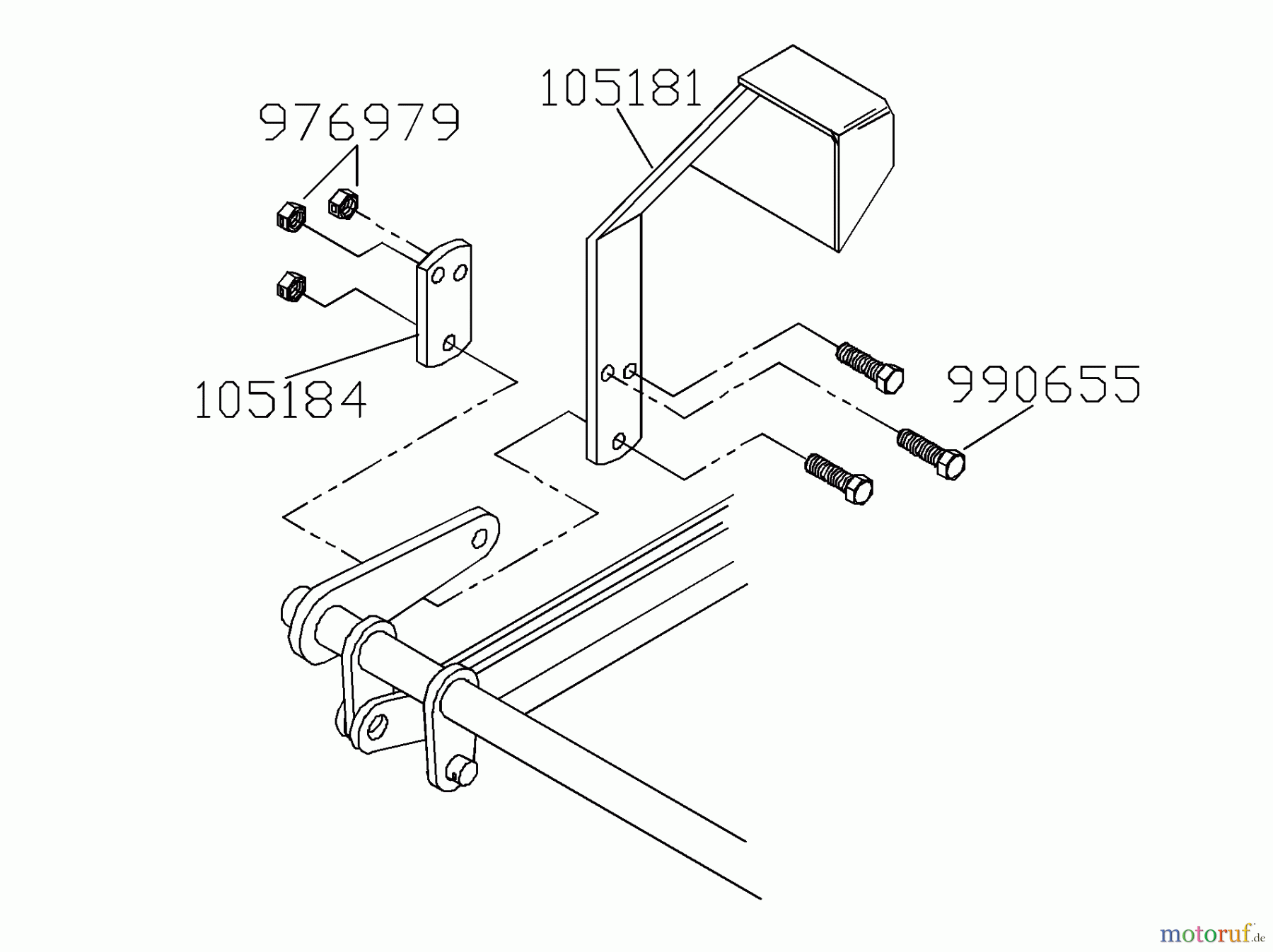 Husqvarna Zubehör, Rasenmäher / Mäher Husqvarna Lift Pedal Kit for Generation 2 ZTH Riding Mower (2000-08 & After) Lift Pedal Kit For Generation 2 ZTH Ride Mower (Turf Care)