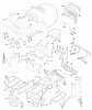 Husqvarna GTVH 200 (954140016B) - Garden Tractor (1999-03 & After) Ersatzteile Chassis & Enclosures
