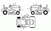 Husqvarna LGT 24K54 (240471) - Lawn Tractor (2011-09 & After) Ersatzteile DECALS
