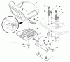 Husqvarna LGT 2554 (96043006101) - Lawn Tractor (2009-09 & After) Ersatzteile Seat Assembly
