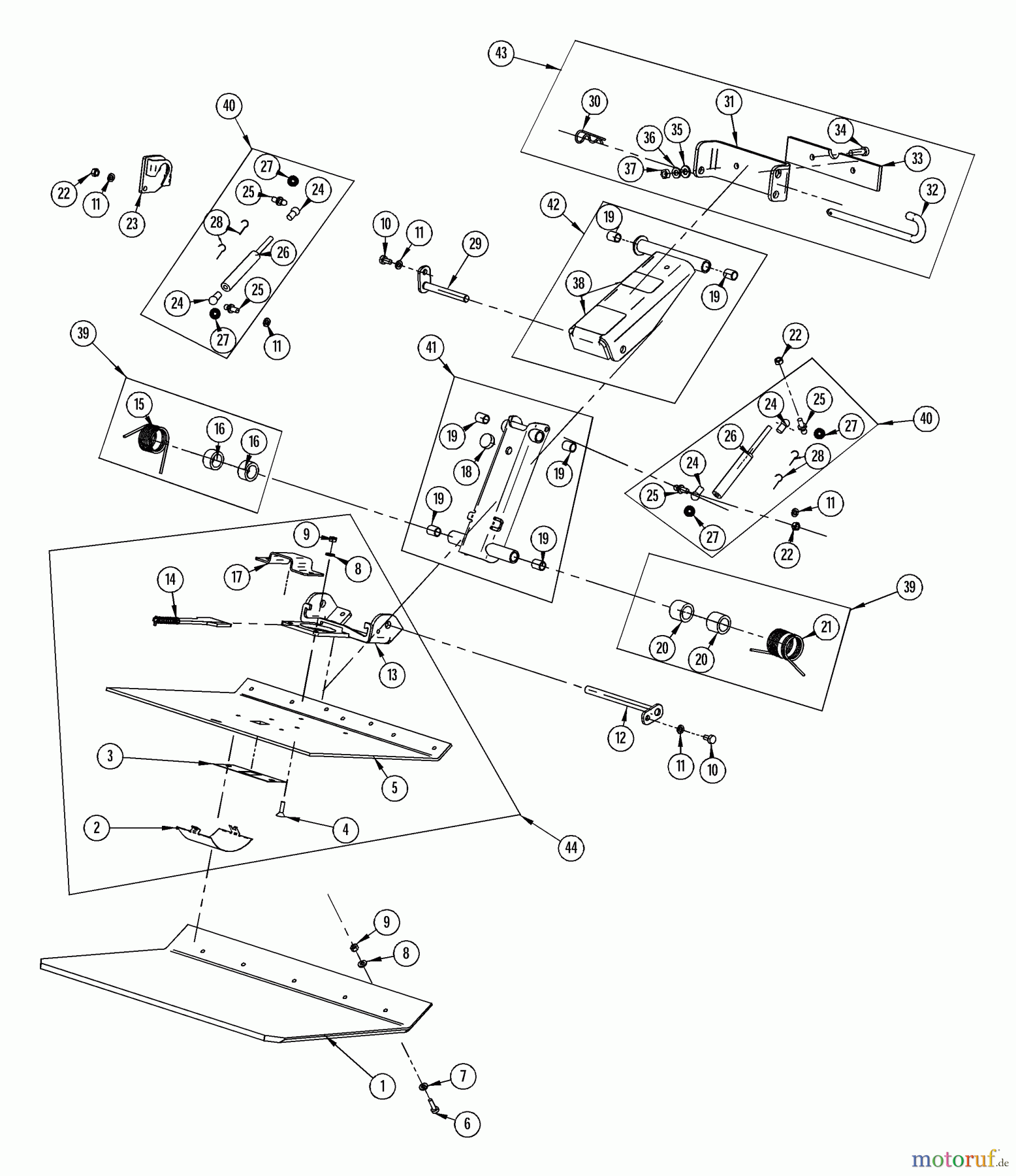 Husqvarna Zubehör, Rasenmäher / Mäher Husqvarna Proslide Stand-Up Sulky (2005-08 & After) Proslide XT