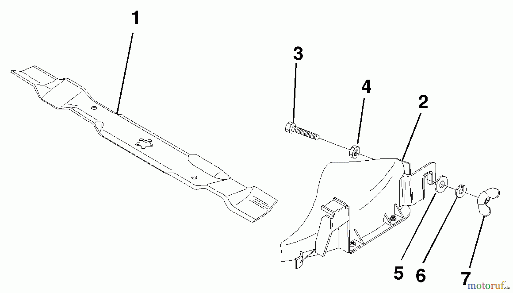 Husqvarna Zubehör, Rasenmäher / Mäher MK 3 - Husqvarna Mulch Kit (2000-01 & After) Mower Mulcher Kit