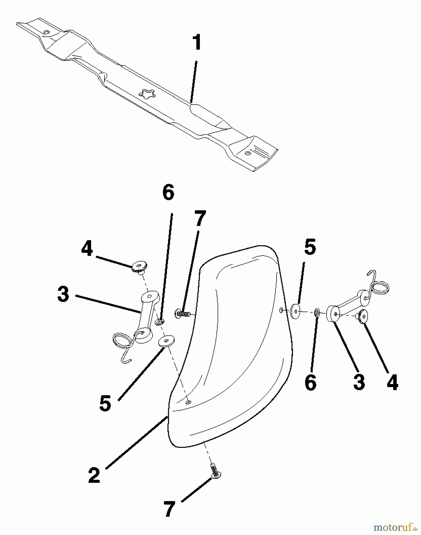 Husqvarna Zubehör, Rasenmäher / Mäher MK 46 - Husqvarna Mulch Kit (2000-01 & After) Mower Mulcher Kit 46
