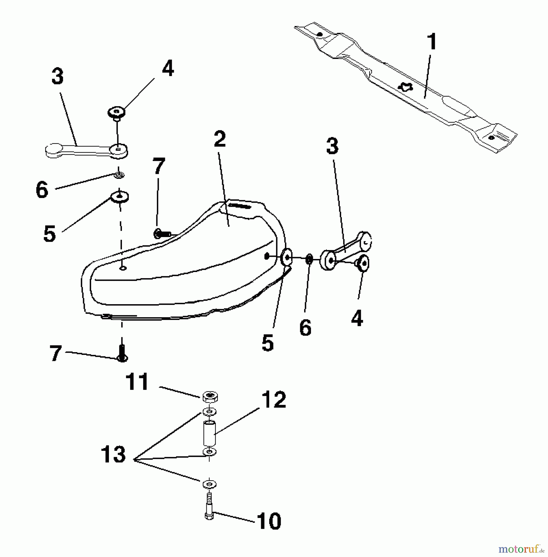 Husqvarna Zubehör, Rasenmäher / Mäher MK 48 - Husqvarna Mulch Kit (2003-07 & After) Repair Parts