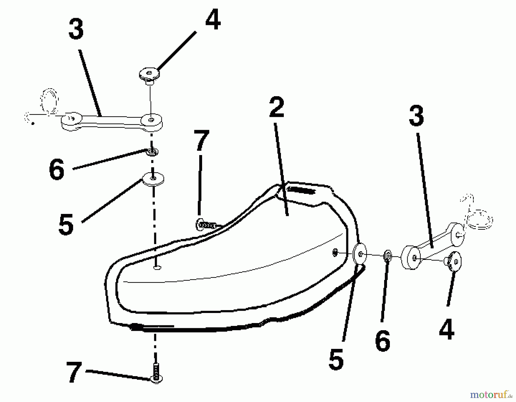 Husqvarna Zubehör, Rasenmäher / Mäher MP 48 - Husqvarna Mulch Kit (2003-10 & After) Mower Mulch Cover 48