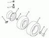 Husqvarna LR 122 (954140014B) - Lawn Tractor (1999-03 & After) Ersatzteile Wheels & Tires