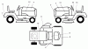 Husqvarna LRH 125 (954001222C) - Lawn Tractor (1995-03 & After) Ersatzteile Decals