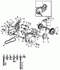 Husqvarna TS 200ER - TS 20 Tiller Attachment (1992-04 to 2003-03) Ersatzteile Transmission And Gauge Wheels