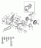 Husqvarna TS 200ER - TS 20 Tiller Attachment (2003-04 & After) Ersatzteile Transmission And Gauge Wheels