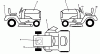 Husqvarna LT 130 (954140004A) - Lawn Tractor (1997-12 & After) Ersatzteile Decals