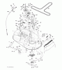 Husqvarna LT 131 (96011026407) - Lawn Tractor (2012-08 & After) Ersatzteile MOWER DECK / CUTTING DECK