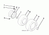 Husqvarna LT 1597 (96041005009) - Lawn Tractor (2011-04 & After) Ersatzteile WHEELS TIRES