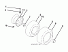 Husqvarna LT 152 (96041002907) - Lawn Tractor (2011-07 & After) Ersatzteile WHEELS TIRES