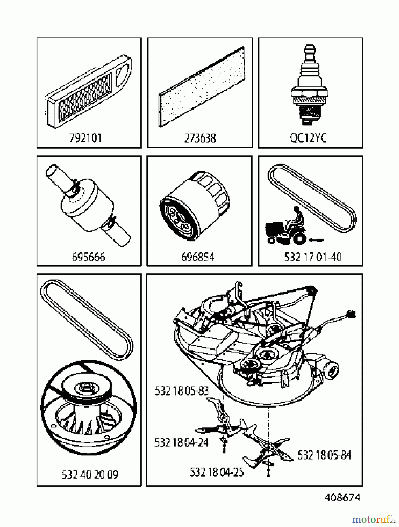 Jonsered Rasen und Garten Traktoren LT2223 CMA2 (96061026900) - Jonsered Lawn & Garden Tractor (2010-01) FREQUENTLY USED PARTS