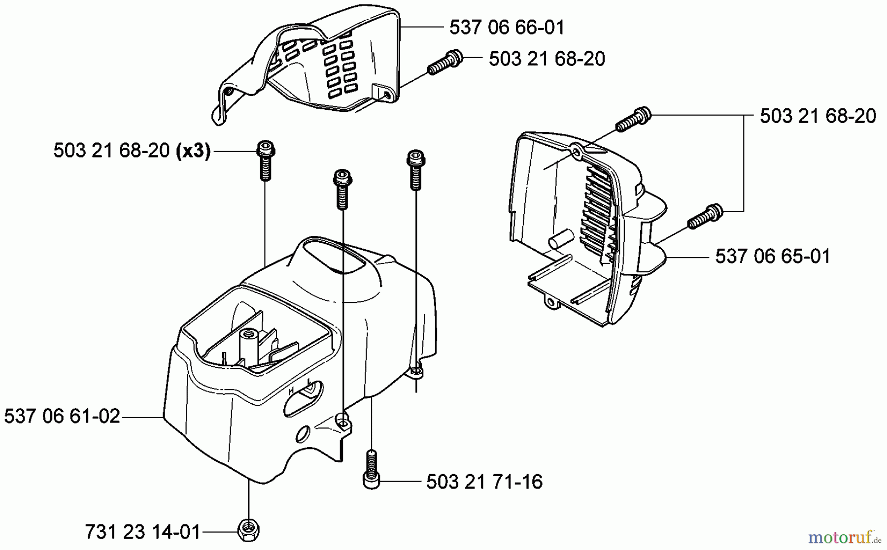  Husqvarna Zubehör, Sägen 326 P5X - Husqvarna Saw Attachment (2006-07 & After) Covers