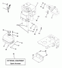 Husqvarna LTH 120 (954140106B) - Lawn Tractor (2000-01 & After) Ersatzteile Engine
