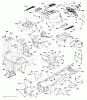 Husqvarna LTH 126 (96041020502) - Lawn Tractor (2012-06 & After) Ersatzteile CHASSIS ENCLOSURES