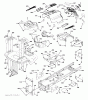 Husqvarna LTH 126 (96041020503) - Lawn Tractor (2013-05) Ersatzteile CHASSIS ENCLOSURES